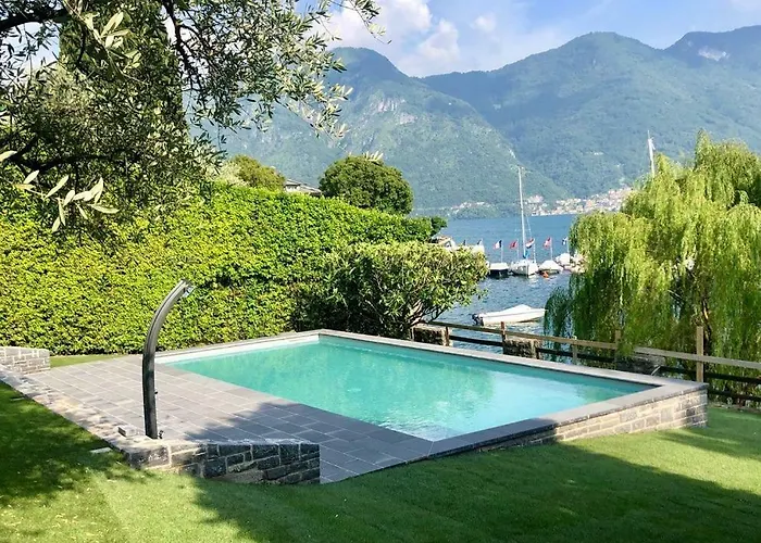 Ossuccio Private Pool On The Lake-by Italian Villa Como